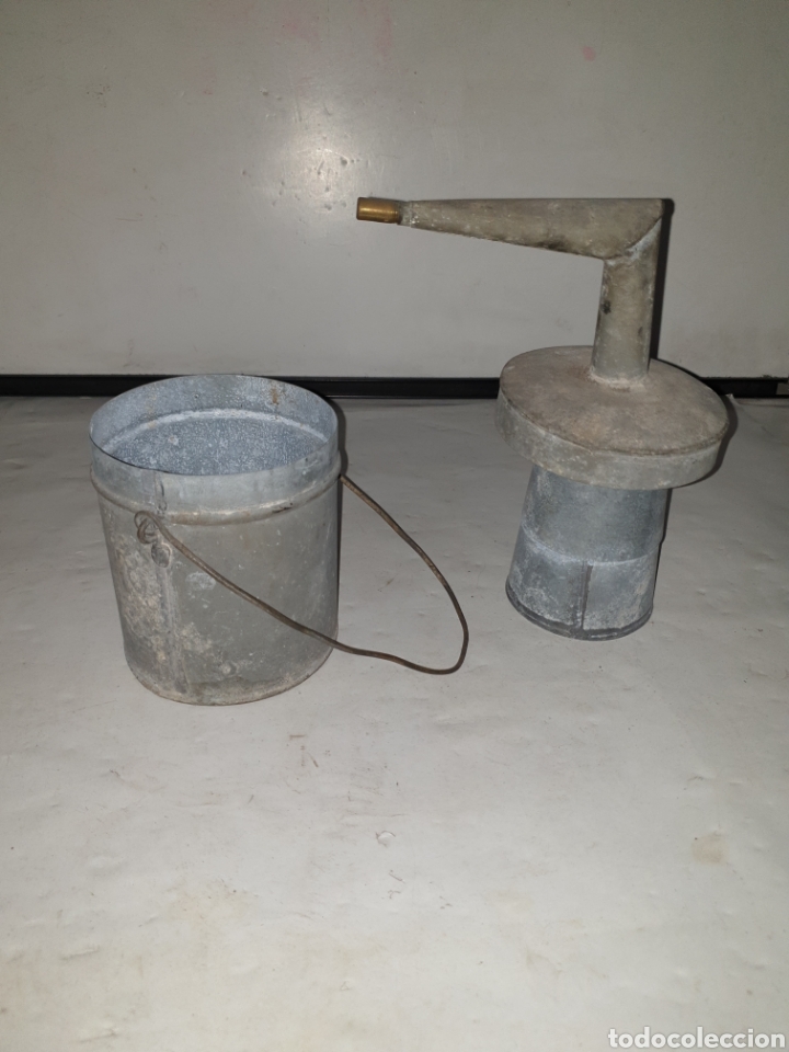 Antig&uuml;edades: CAFETERA/TETERA DE ALUMINIO - Foto 3
