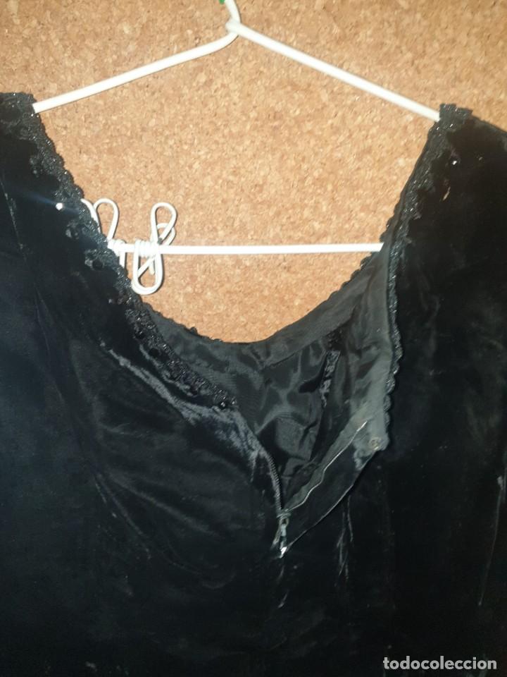 Antig&uuml;edades: VESTIDO TERCIOPELO NEGRO - Foto 7