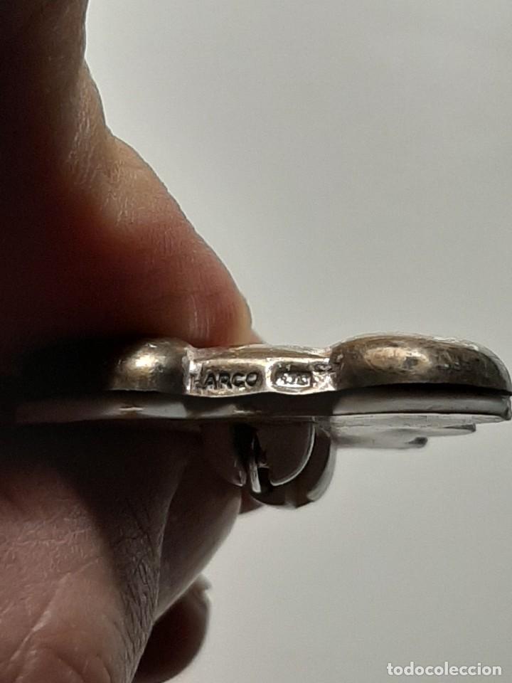 Antig&uuml;edades: Cuchara + pin beb&eacute; de plata 925 - Foto 4