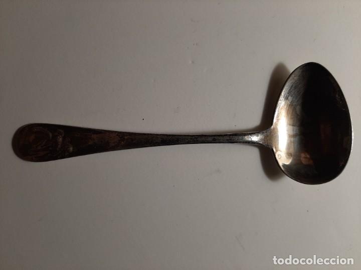 Antig&uuml;edades: Cuchara + pin beb&eacute; de plata 925 - Foto 8