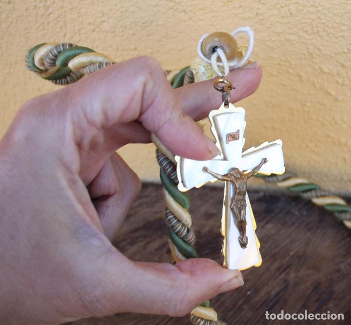 Antig&uuml;edades: Cord&oacute;n de comuni&oacute;n, cruz pectoral - Foto 2