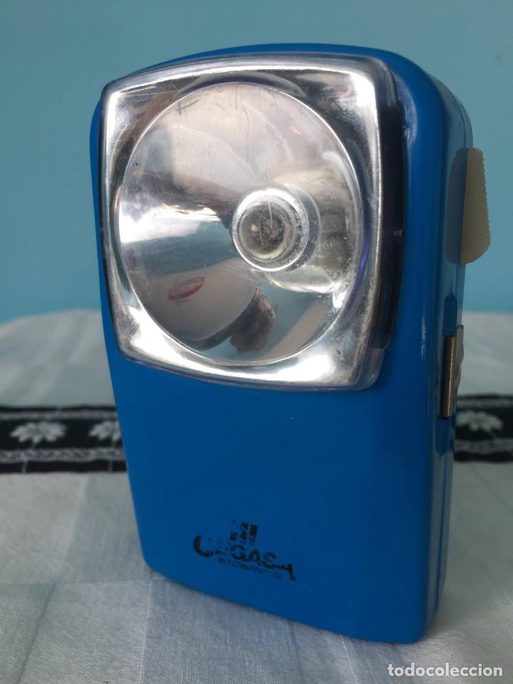 Antig&uuml;edades: Linterna Cegasa azul - Foto 1