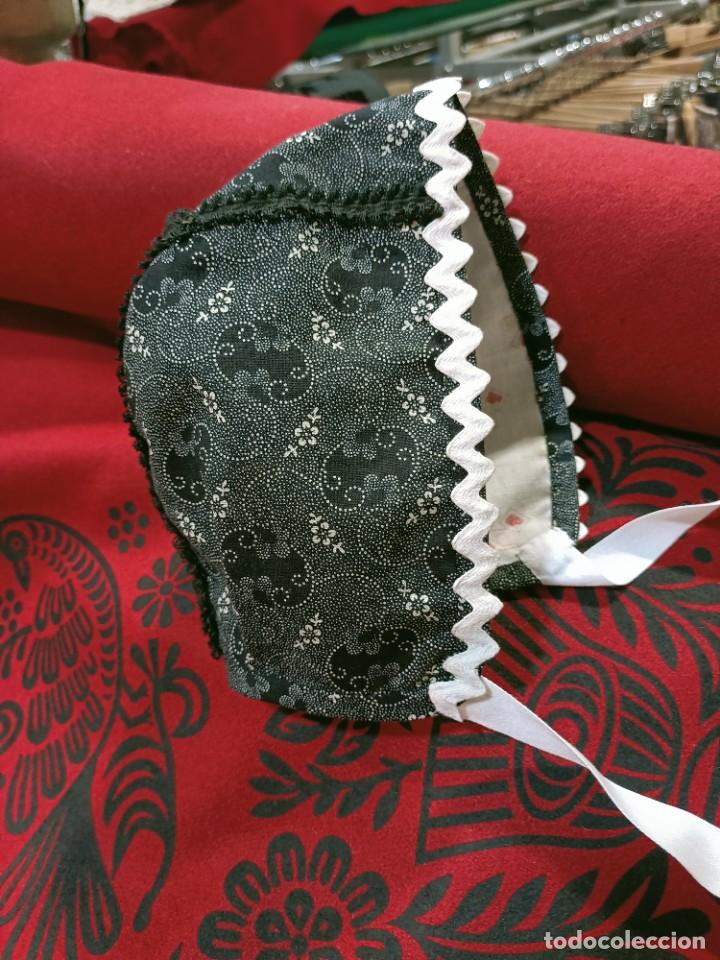 Antig&uuml;edades: GORRO DE PERCAL PARA BEB&Eacute; - Foto 1