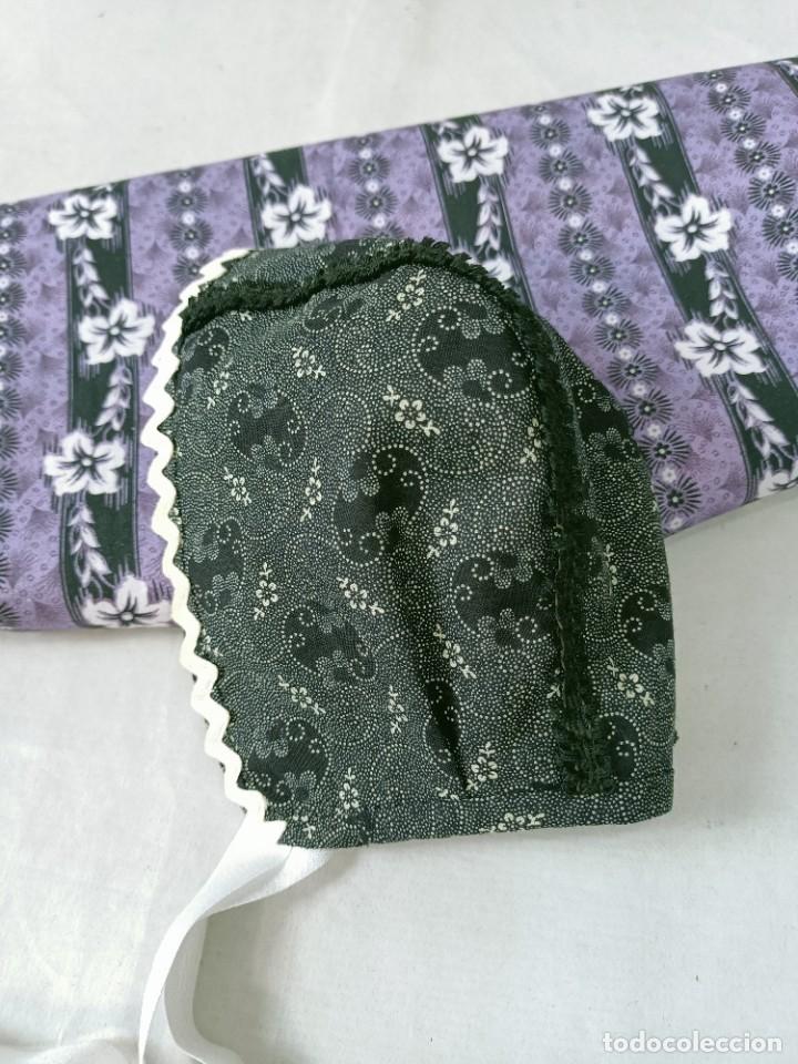 Antig&uuml;edades: GORRO DE PERCAL PARA BEB&Eacute; - Foto 2