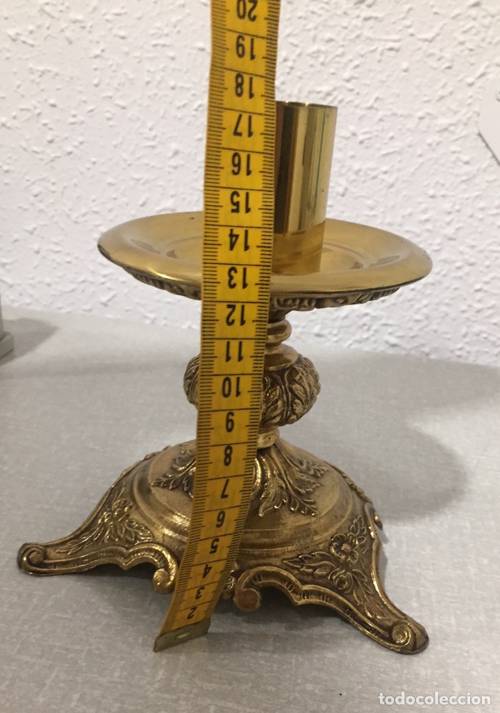 Antig&uuml;edades: Candelero de bronce - Foto 5