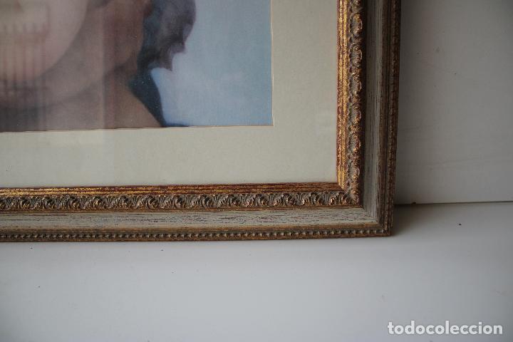 Antig&uuml;edades: cuadro lamina con angeles - Foto 3