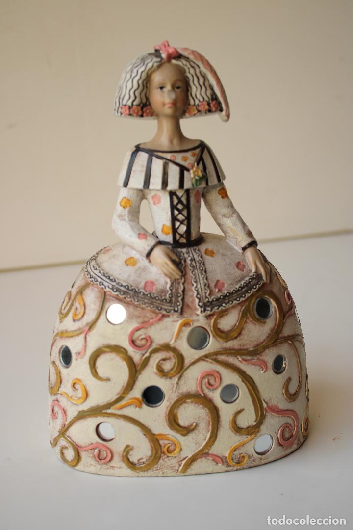 Antig&uuml;edades: figura menina resina - Foto 5
