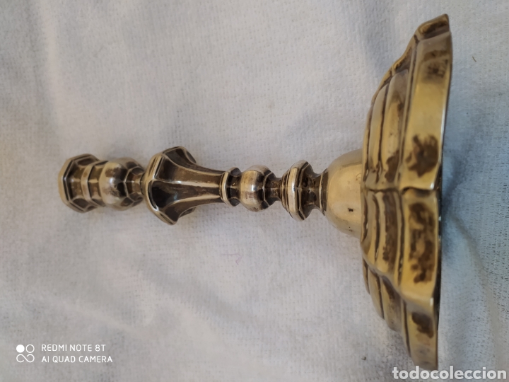 Antig&uuml;edades: Candeleros plata siglo XVIII - Foto 10