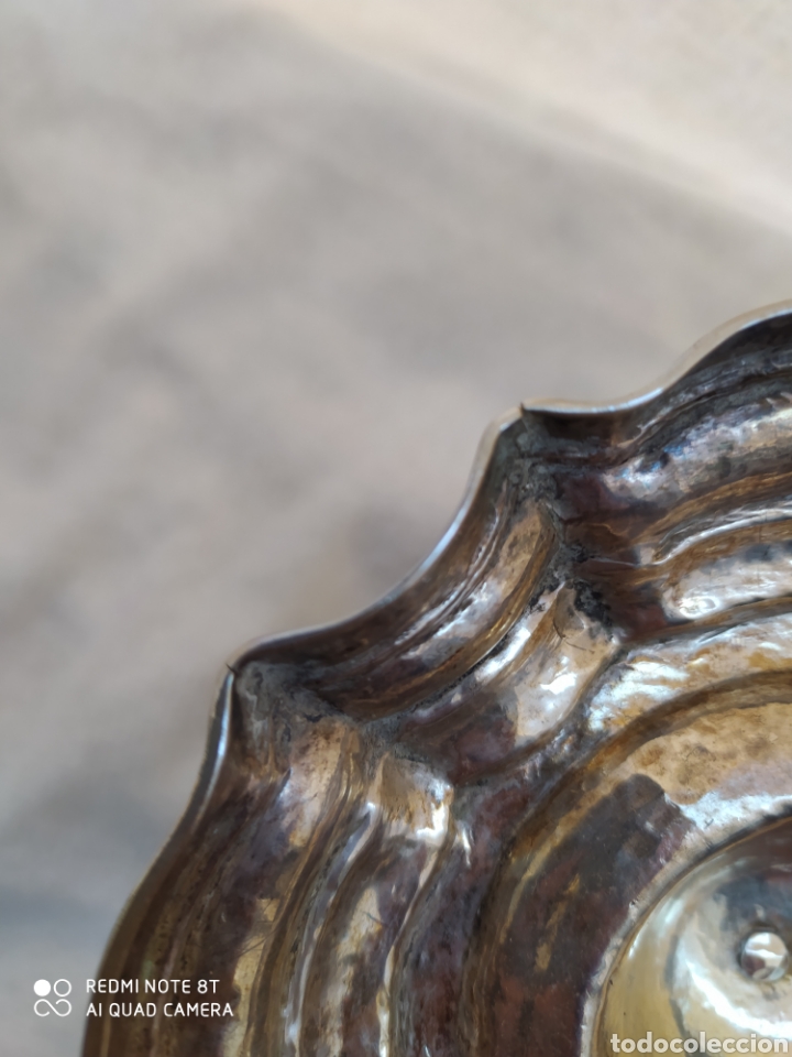 Antig&uuml;edades: Candeleros plata siglo XVIII - Foto 34