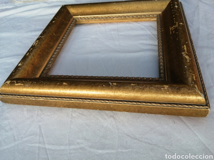 Antig&uuml;edades: Antiguo marco madera pan de oro - Foto 4