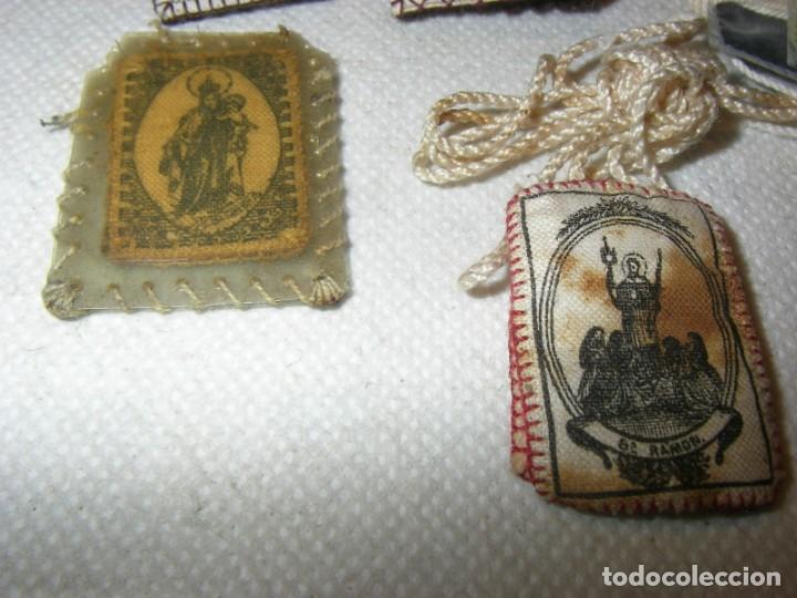 Antig&uuml;edades: Lote de 7 escapularios - Foto 4
