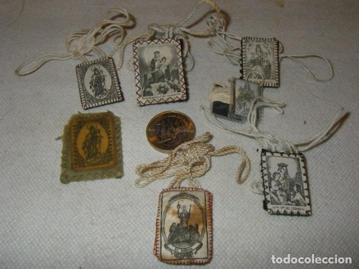 Antig&uuml;edades: Lote de 7 escapularios - Foto 6