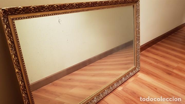 Antig&uuml;edades: Espejo dorado antiguo - Foto 3