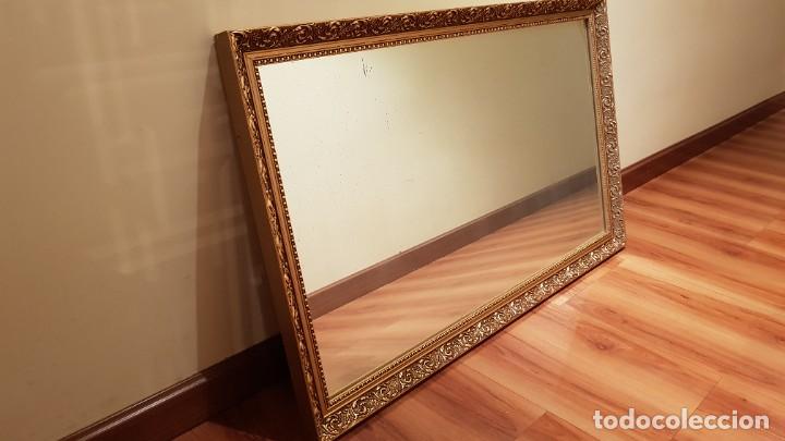 Antig&uuml;edades: Espejo dorado antiguo - Foto 5