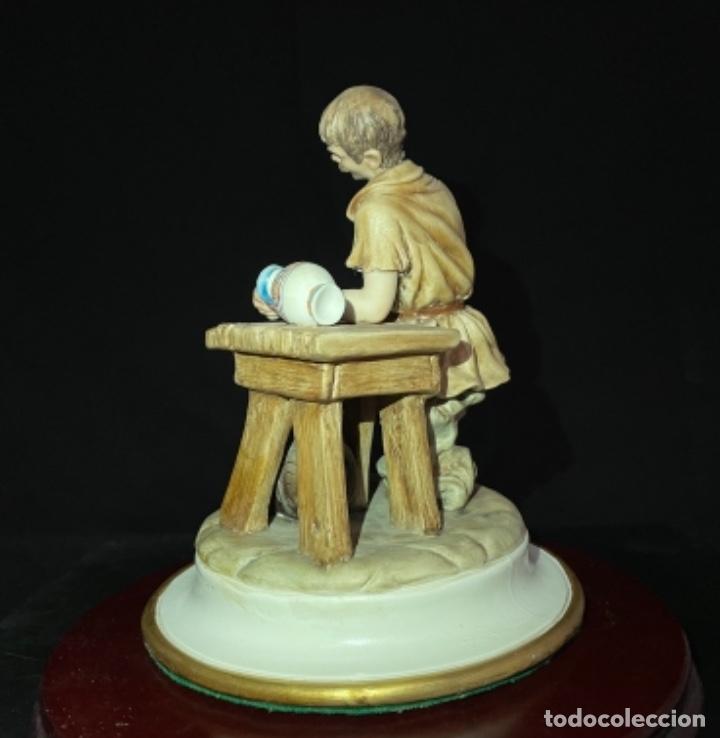 Antig&uuml;edades: Capodimonte - Escena con Borracho - Foto 3