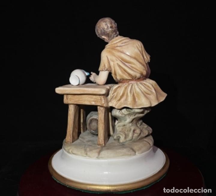 Antig&uuml;edades: Capodimonte - Escena con Borracho - Foto 4