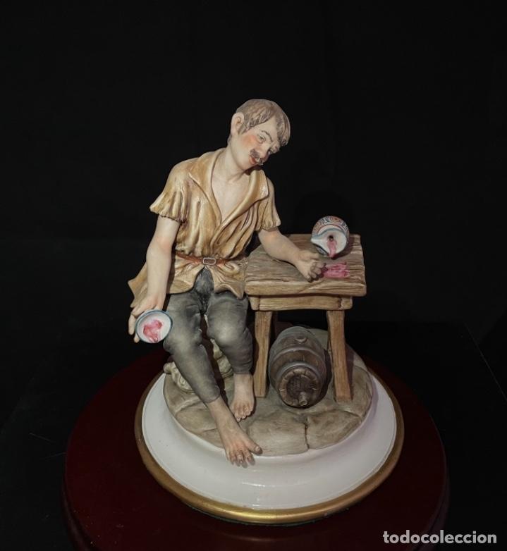 Antig&uuml;edades: Capodimonte - Escena con Borracho - Foto 5