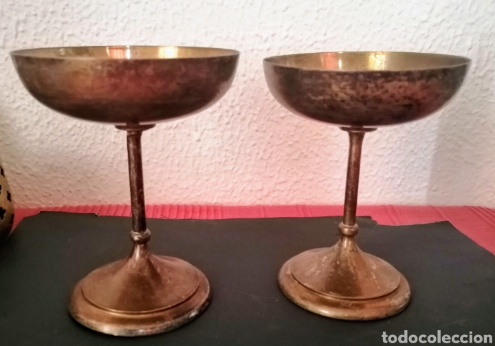 Antig&uuml;edades: COPAS METALICAS ANTIGUAS. ENVIO CERTIFICADO INCLUIDO.