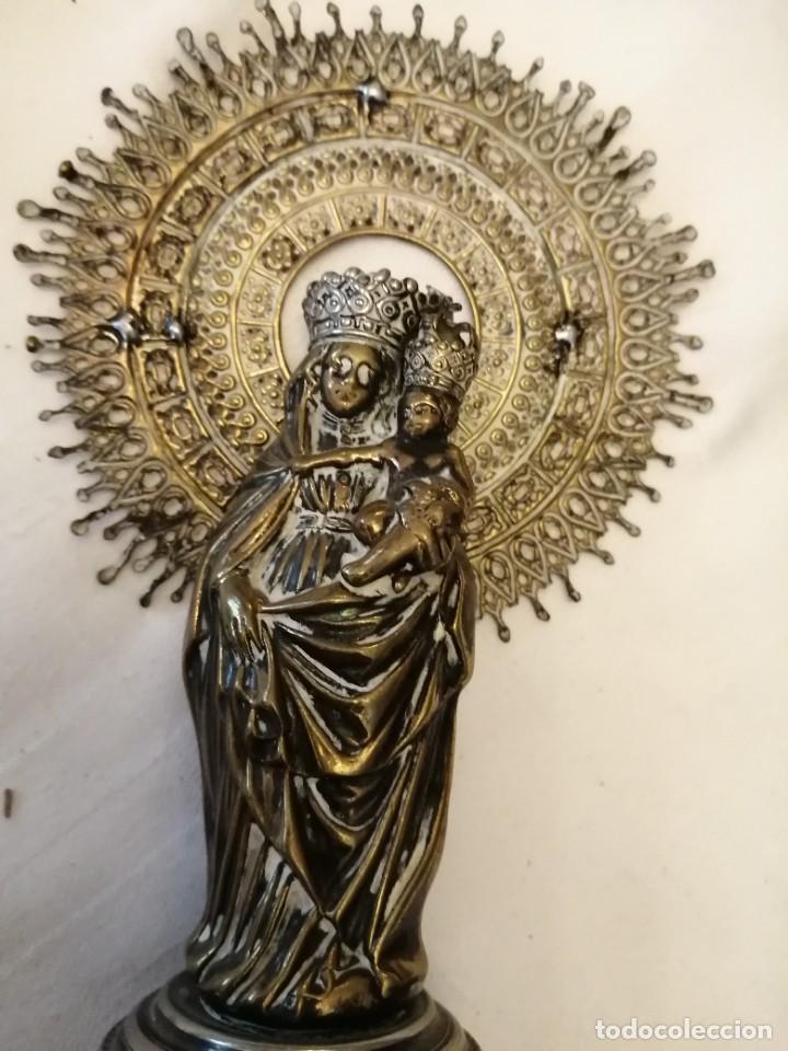 virgen del pilar antigua cinta y medalla - Compra venta en todocoleccion