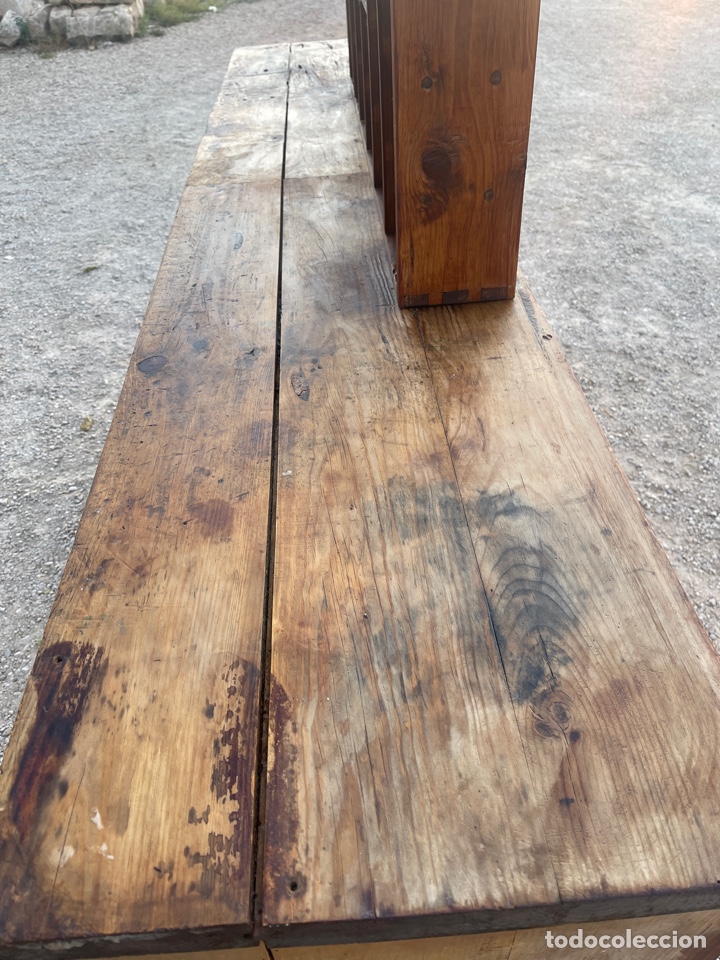 Antig&uuml;edades: Antiguo mueble de madera de estilo industrial - Foto 5