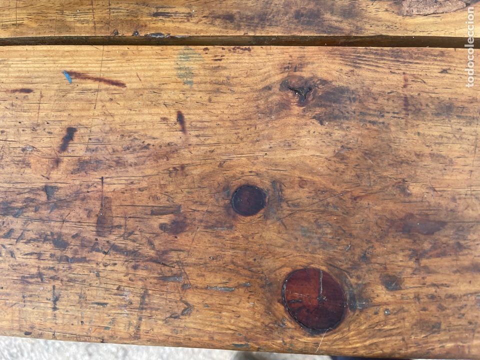 Antig&uuml;edades: Antiguo mueble de madera de estilo industrial - Foto 8