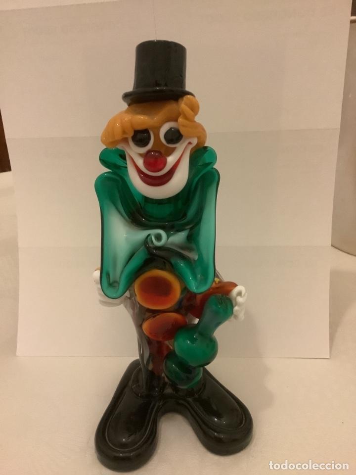 Antig&uuml;edades: PAYASO CRISTAL MURANO 20 cm - Foto 1
