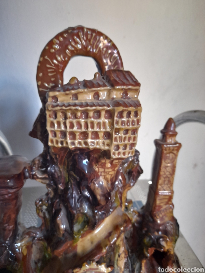 Antig&uuml;edades: Antiguo gran botijo de Cuenca - Foto 3