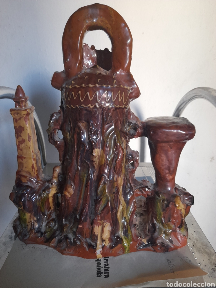 Antig&uuml;edades: Antiguo gran botijo de Cuenca - Foto 5