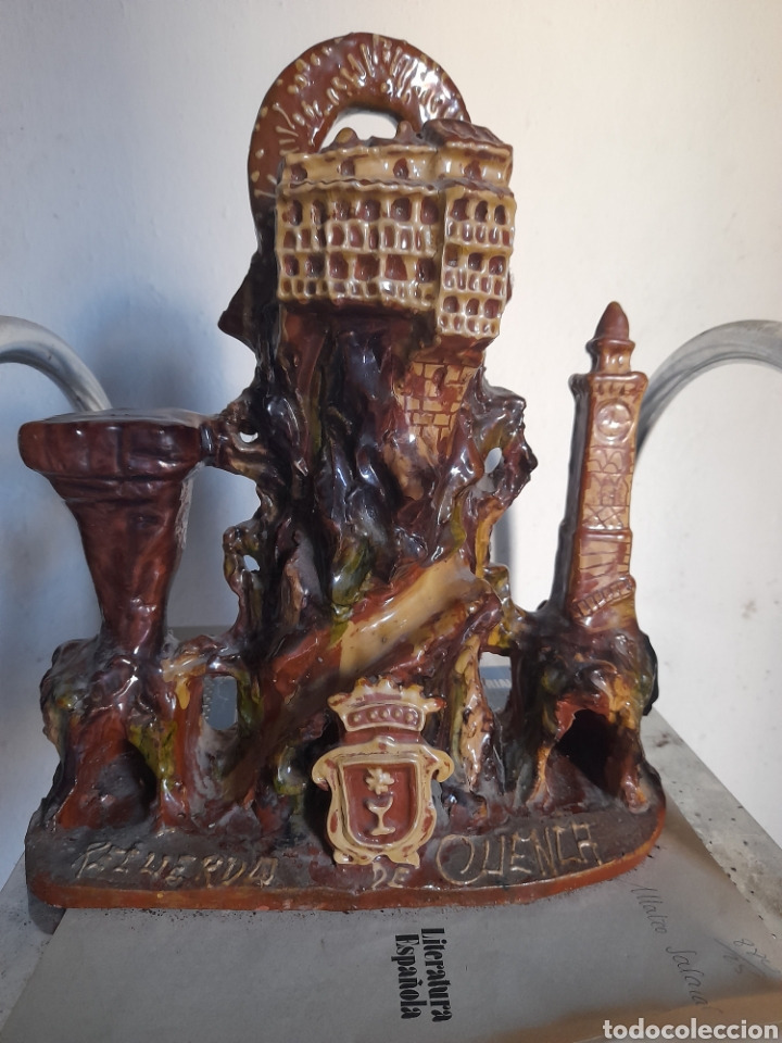 Antig&uuml;edades: Antiguo gran botijo de Cuenca - Foto 1