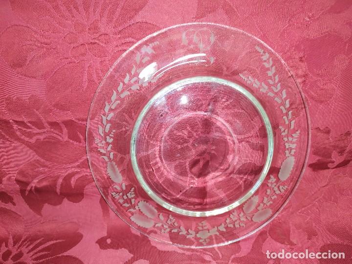Antig&uuml;edades: PLATO DE CRISTAL DE LA GRANJA - Foto 6