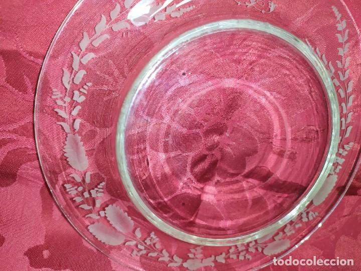 Antig&uuml;edades: PLATO DE CRISTAL DE LA GRANJA - Foto 7