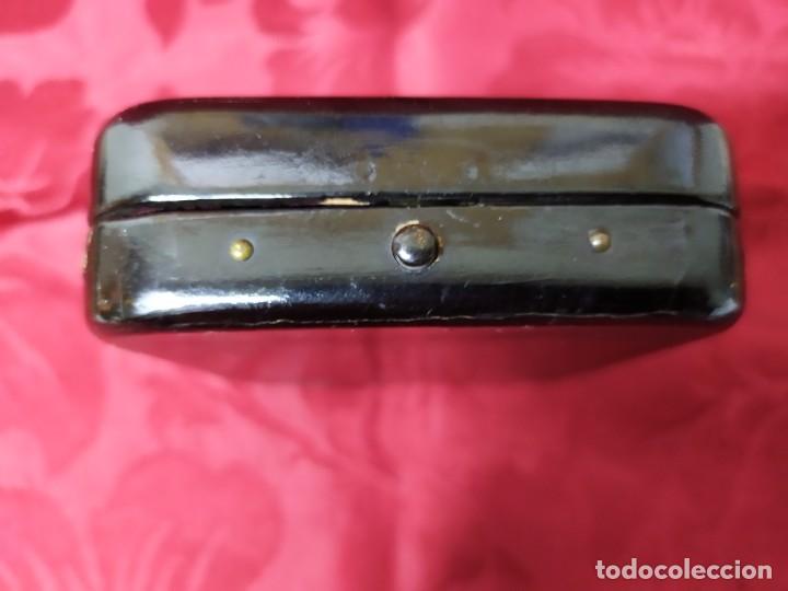 Antig&uuml;edades: RELOJERA PLEGABLE DE LACA JAPONESA - Foto 2