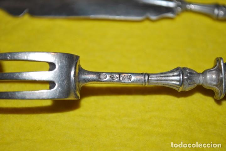 Antig&uuml;edades: ANTIGUO cubiertos de PLATA - Foto 6
