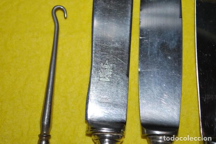 Antig&uuml;edades: lote ANTIGUO cubiertos de PLATA . - Foto 2