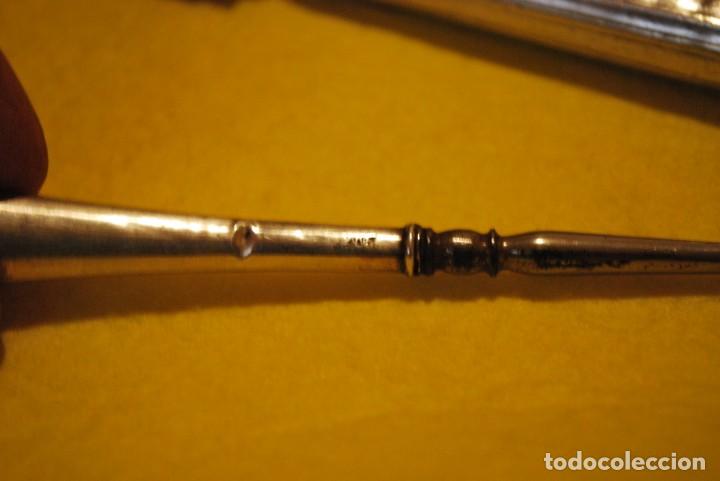 Antig&uuml;edades: lote ANTIGUO cubiertos de PLATA . - Foto 6