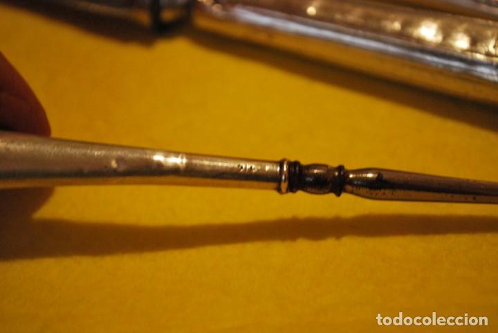 Antig&uuml;edades: lote ANTIGUO cubiertos de PLATA . - Foto 7