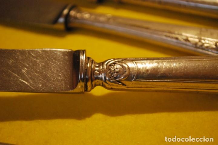Antig&uuml;edades: lote ANTIGUO cubiertos de PLATA . - Foto 9