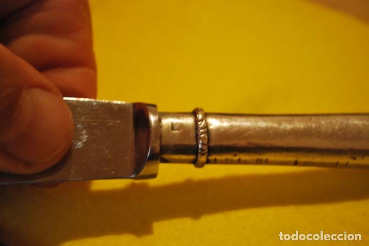 Antig&uuml;edades: lote ANTIGUO cubiertos de PLATA . - Foto 12
