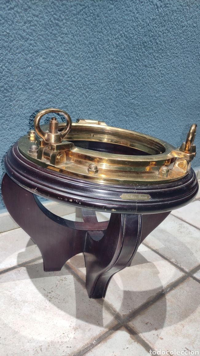 Antig&uuml;edades: ANTIGUO OJO DE BUEY CONVERTIDO EN MESA - Foto 4