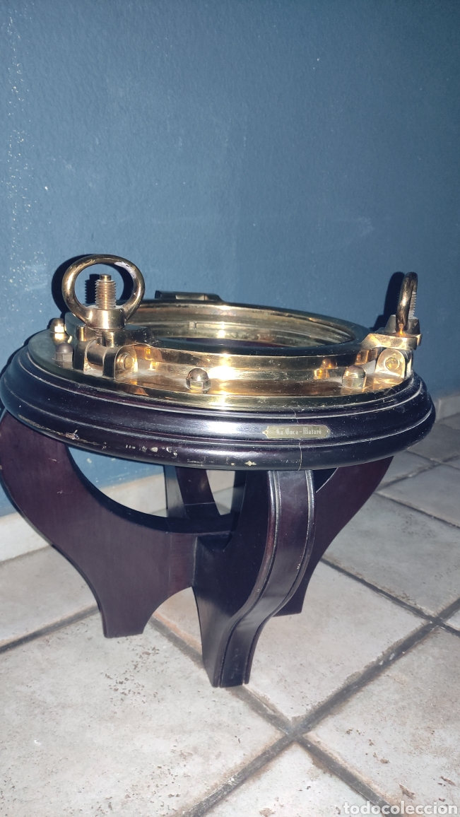 Antig&uuml;edades: ANTIGUO OJO DE BUEY CONVERTIDO EN MESA - Foto 1