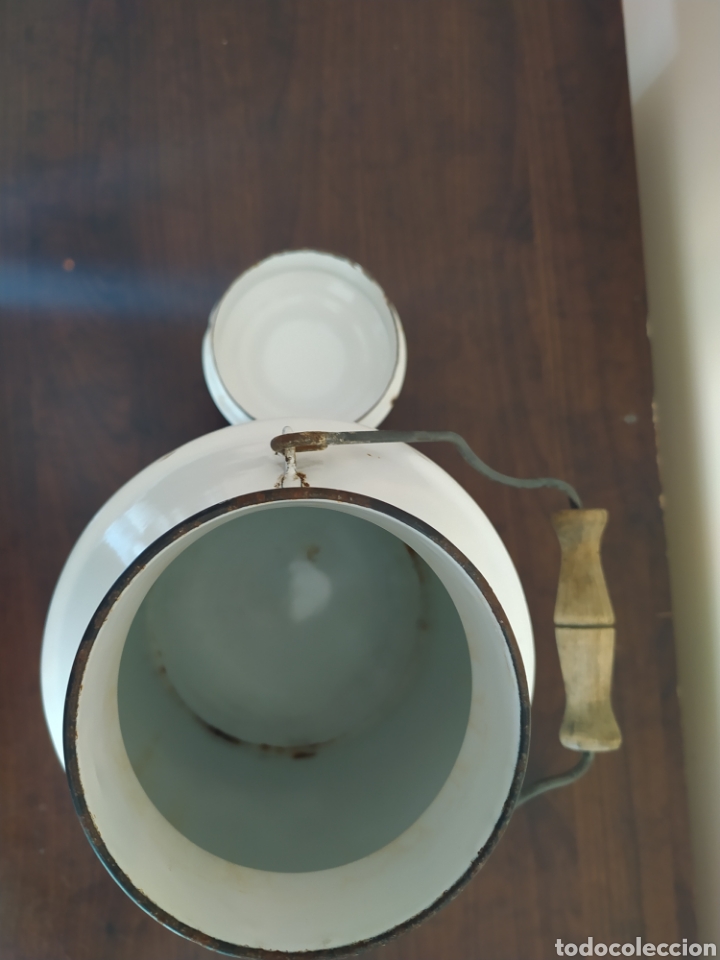 Antig&uuml;edades: Lechera hierro esmaltado - Foto 4