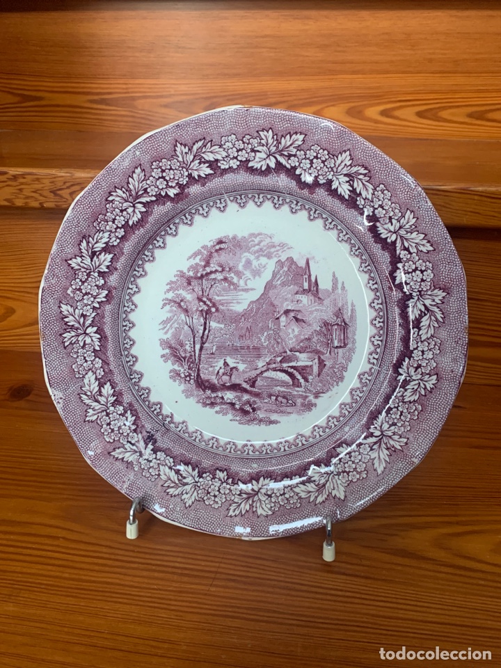 Antig&uuml;edades: Plato de sargadelos tercera &eacute;poca - Foto 1