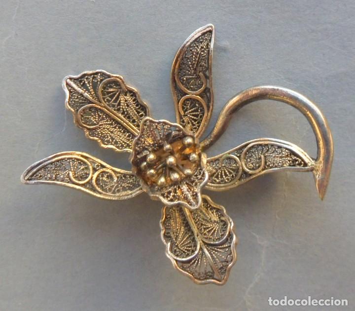 Antig&uuml;edades: ANTIGUO BROCHE DE PLATA PPIO.S.XX - Foto 1