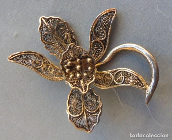 Antig&uuml;edades: ANTIGUO BROCHE DE PLATA PPIO.S.XX - Foto 3