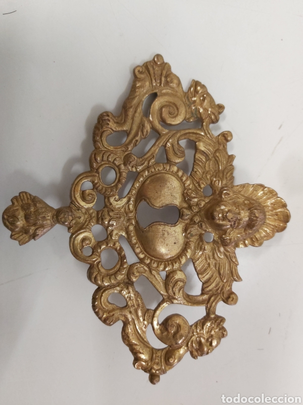 Antig&uuml;edades: 4 Bocallaves bronce bargue&ntilde;o - Foto 2