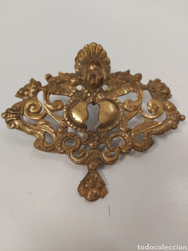 Antig&uuml;edades: 4 Bocallaves bronce bargue&ntilde;o - Foto 3