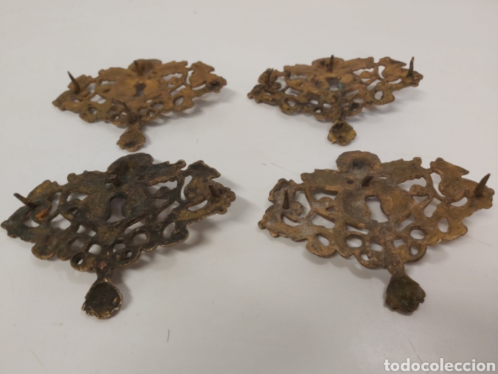 Antig&uuml;edades: 4 Bocallaves bronce bargue&ntilde;o - Foto 6