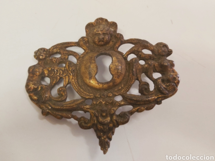 Antig&uuml;edades: 5 bocallaves bronce bargue&ntilde;o - Foto 2