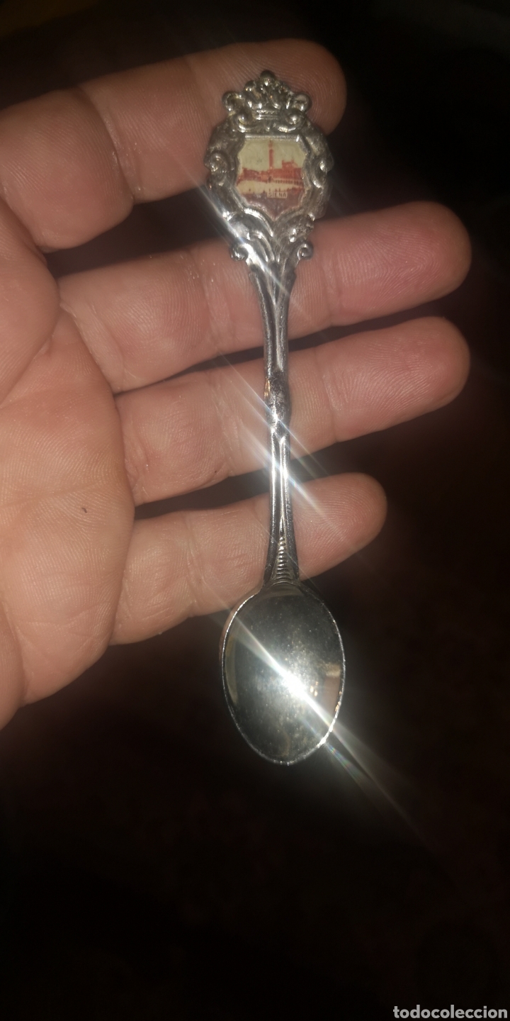 Antig&uuml;edades: Antigua cucharilla de colecci&oacute;n - Foto 1