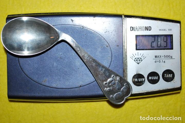 Antig&uuml;edades: Cubierto de plata para ni&ntilde;o . - Foto 6